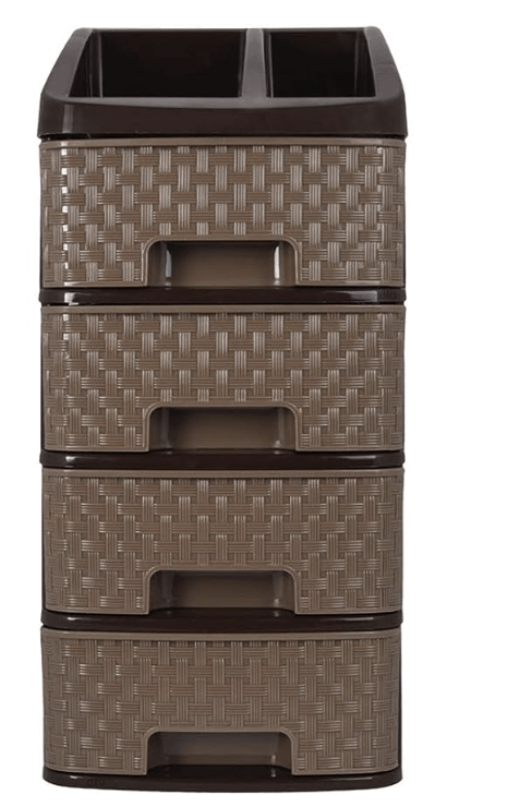 NAKODA Pride 4tier Plastic Modular Drawer System for Kitchen, Offices, Home, Hospitals, Schools, Doctors, Beauty Parlour, Saloons (Dimension Front w 17*Side l 20* H 30.5 cm) - Image 7